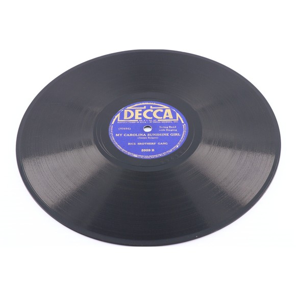 Rice Brothers' Gang, You Don't Love Me Anymore/MyCarolina 1941 10" 78rpm Record - Picture 7 of 8